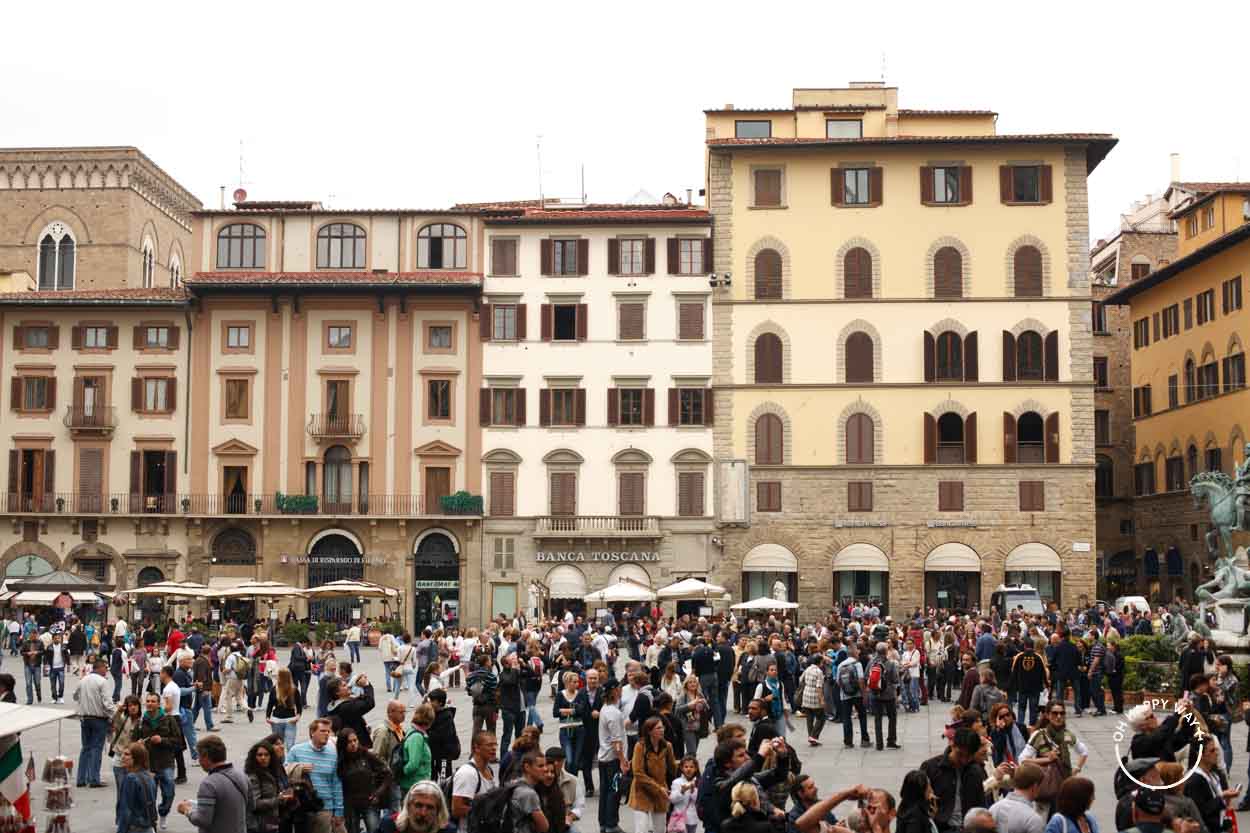 Piazza della Signoria em Florença.