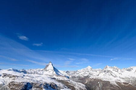 Matterhorn de manhã visto do Gornergrat