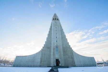 Igreja Hallgrímskirkja em Reykjavik, Islândia