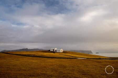Vista do Dyrholaey, na Islândia