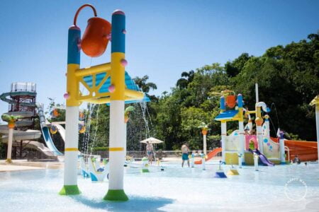 Parque aquático infantil no Grande Hotel São Pedro
