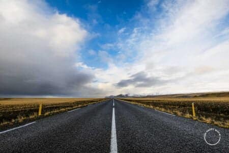Estrada Ring Road na Islândia