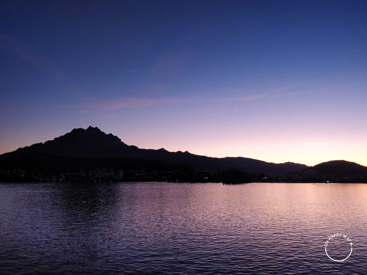 Lago Lucerna e monte Pilatus, Suíça