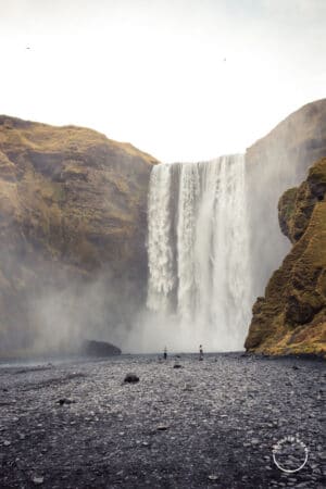 Cachoeira Skogafoss, na Islândia