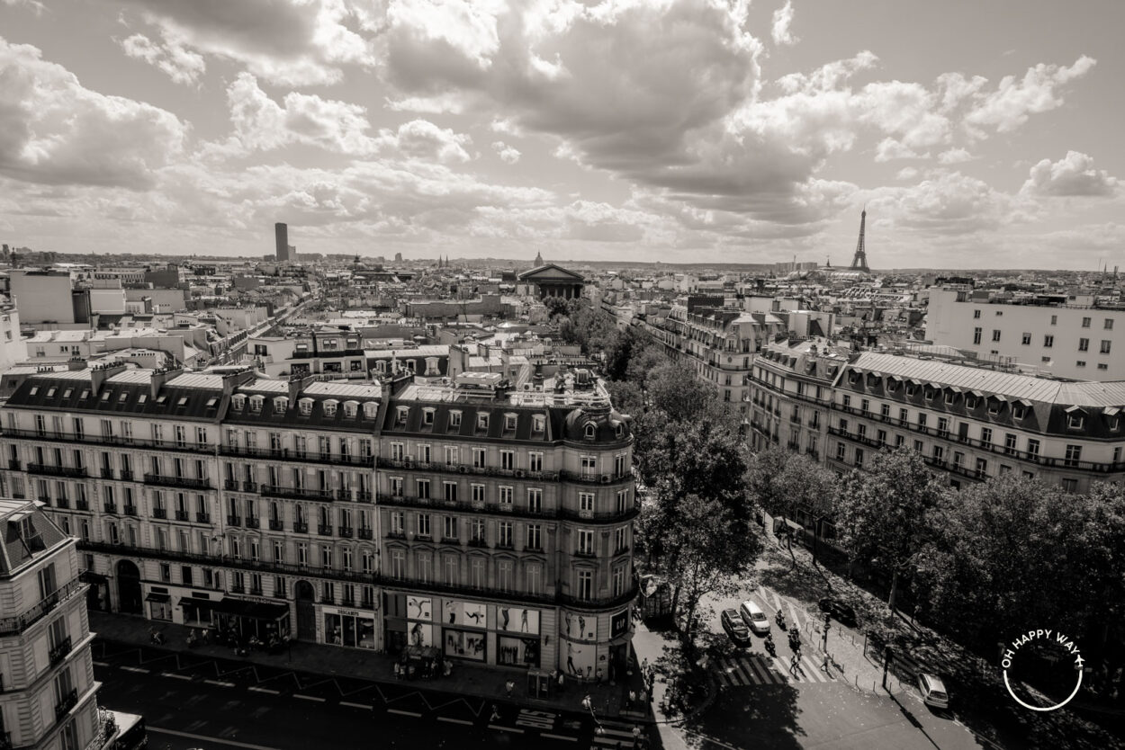 Fotos de Paris: vista da cidade em Preto e Branco
