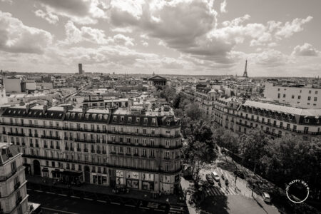 Fotos de Paris: vista da cidade em Preto e Branco