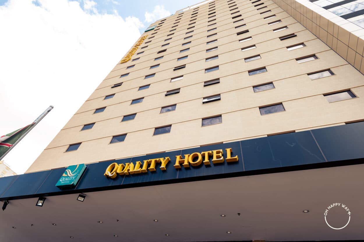 Fachada do Quality Hotel Flamboyant Goiânia