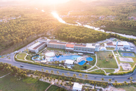 Vista aérea do Japaratinga Lounge Resort