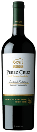 Perez Cruz Cabernet Sauvignon - Chile - melhores vinhos 2021