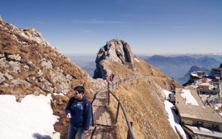 Caminhada no monte Pilatus, na Suíça