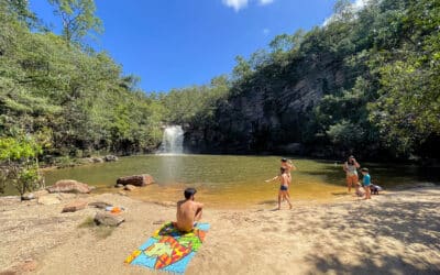 Cachoeira Santa Maria, uma boa opção para levar crianças em Pirenópolis