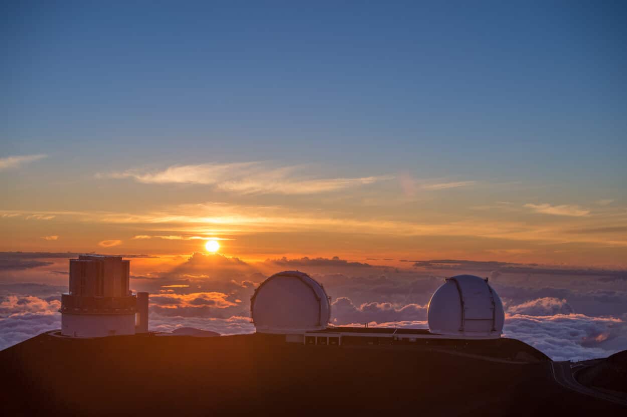 Pôr do sol no Havaí